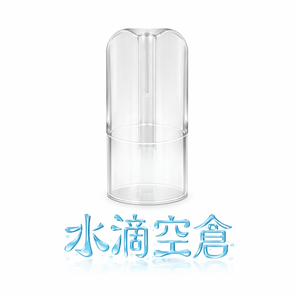 水滴空倉 一代通用空倉 一代玩家換機首選 晶瑩剔透水滴美學 自帶驚豔呼吸燈效 高質感發光不間斷 完美還原最純粹香氣 台灣現貨